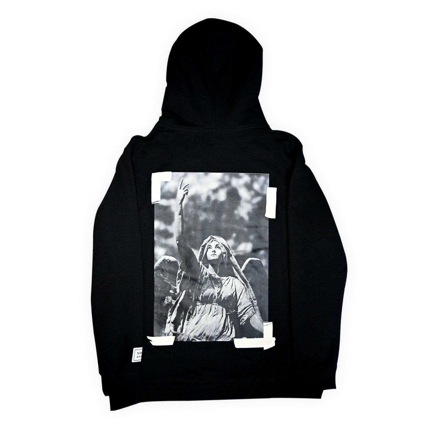 Hoodie Angel Black
