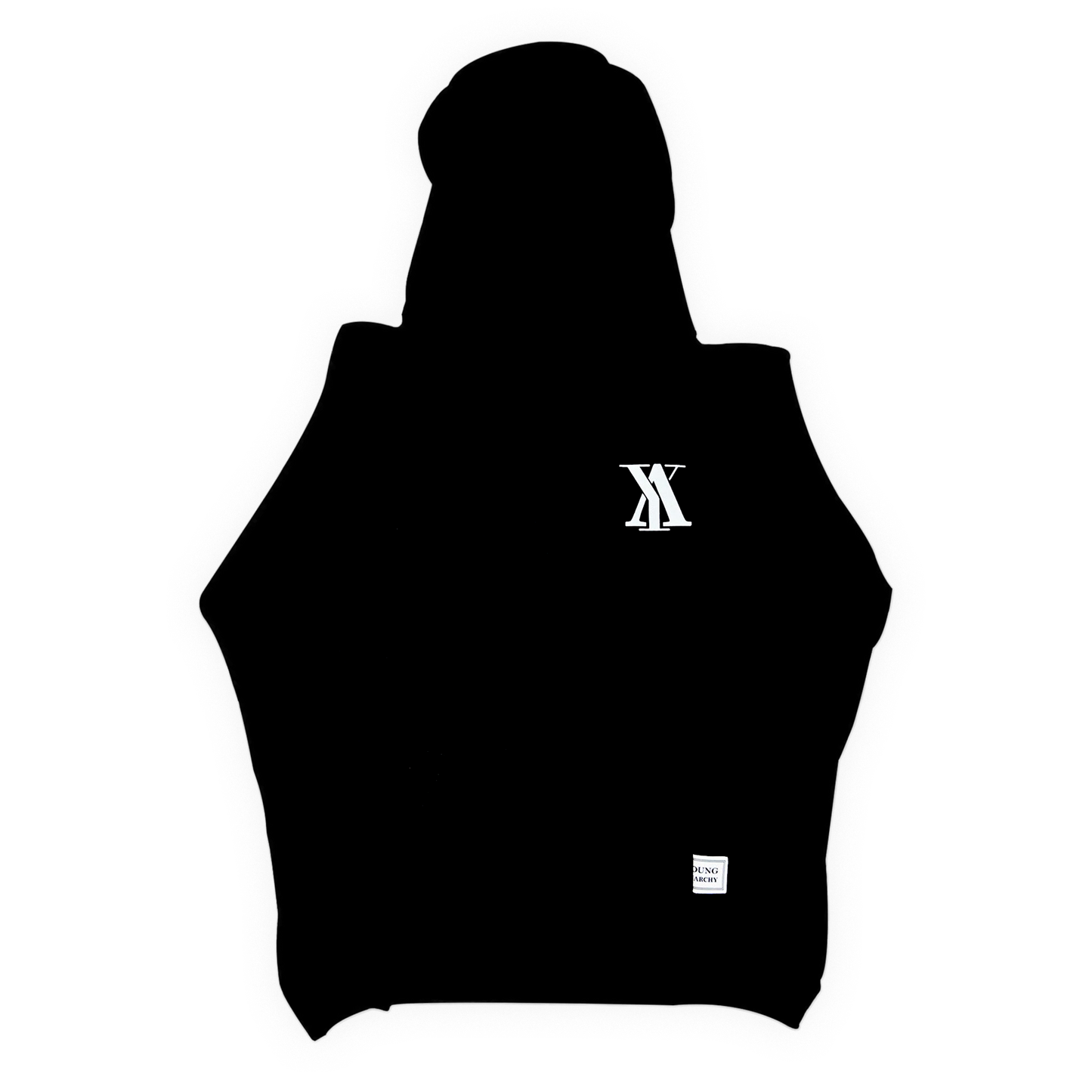 Hoodie World Grid Black