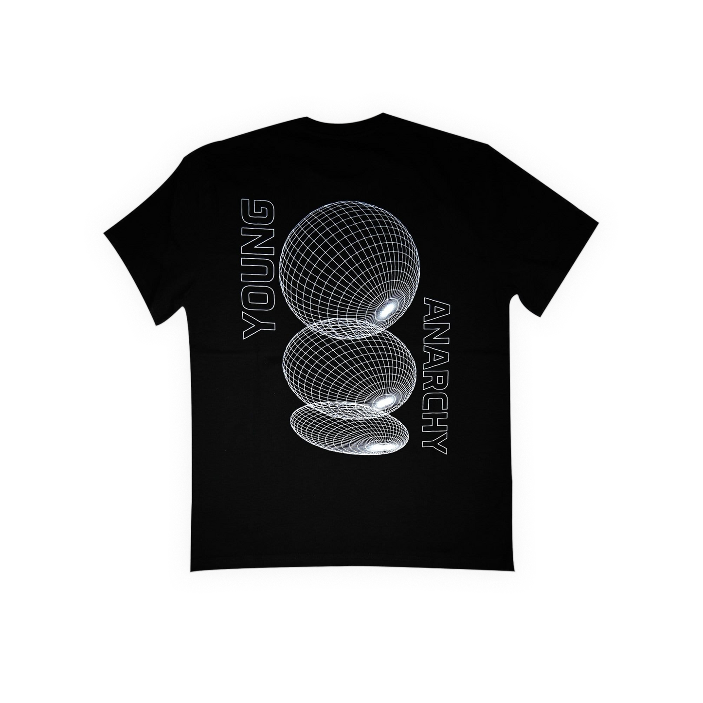 World Grid Graphic Tee Black