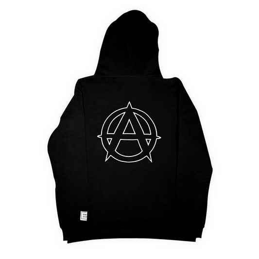 Hoodie Anarchy Symbol Black